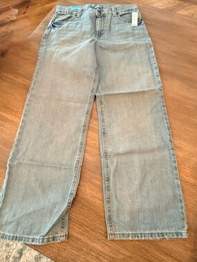 NWT Old Navy Boys Famous Loose Jeans Size 14 Husky Adjustable Waist